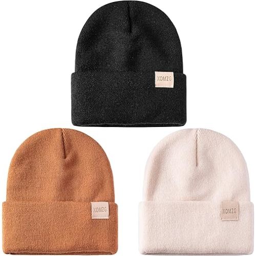 Beanie Kids Winter Hats Infant Warm Knit Cap Newborn Winter Warm Hat for 0-36 Month Boys Girls