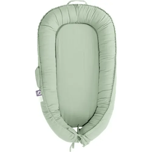 Infant Lounger, Baby Nest Cover for Baby Girls & Boys, Newborn Essentials for Baby 0-12 Months, 100% Cotton Breathable, Portable Travel Bed (Spring Green)