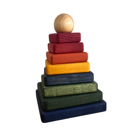 Rainbow Stacking Pyramid