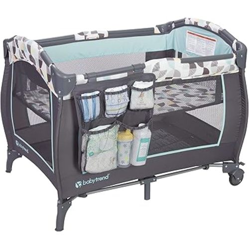 Baby Trend Trend-E Nursery Center® Playard, Doodle Dots