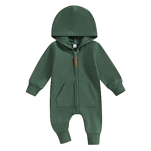 Ledy Champswiin Fall Baby Clothes Newborn Boy Girl Hoodie Romper Long Sleeve Jumpsuit Winter Infant One Piece Outfit