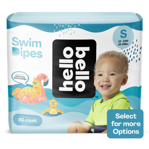 Hello Bello Swim Diapers, Small (Size 3) for Toddlers, 20ct Pack (Select for More Options)