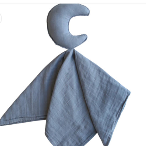 Mushie Organic Cotton Baby Moon Lovey Blanket – Nature Kids Co.