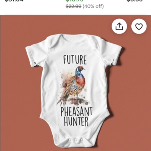 0-3 month Duck Hunter, Pheasant Onesie®, Deer Hunter, Pheasant Turkey, Baby Shower Gift, Pheasant Hunting, Future Hunter - Etsy