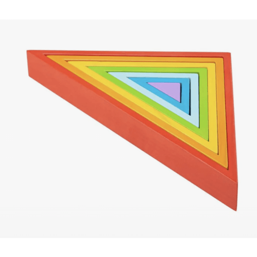 Bigjigs Toys Wooden Stacking Triangles