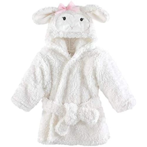Hudson Baby Unisex Baby Plush Animal Face Bathrobe