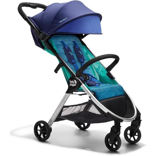 Baby Jogger City Tour 2 Ultra-Compact Travel Stroller Coastal