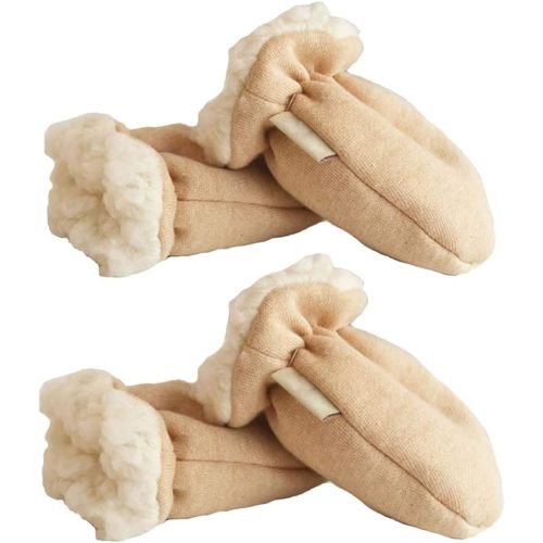 Baby Mittens Sherpa Lined Fleece 0-24 Months 2 Pair Pack