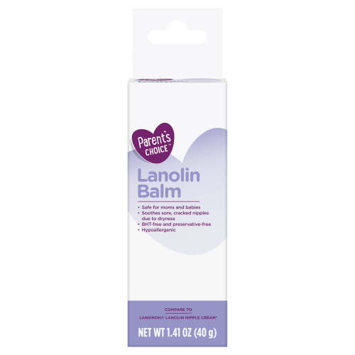 Parent's Choice Lanolin Nipple Balm for Breastfeeding Mothers, 1.41 oz HSA/FSA Eligible