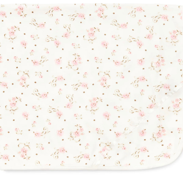 Vintage Rose Receiving Blanket