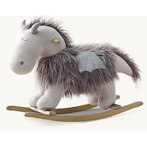 Wooly Plush Animal Rocker - Dragon | RH Baby & Child