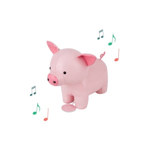 Musical Animals - Pig, Plush Baby Music Box, Nursery Toy