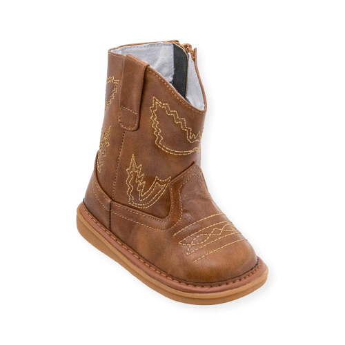 Wee Squeak Western Boot Brown Size: 11, Color: Brown