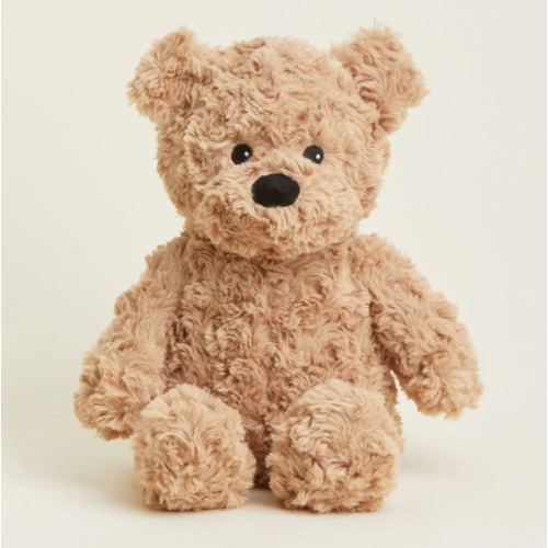 Microwavable Brown Curly Bear Warmies | Warmies USA