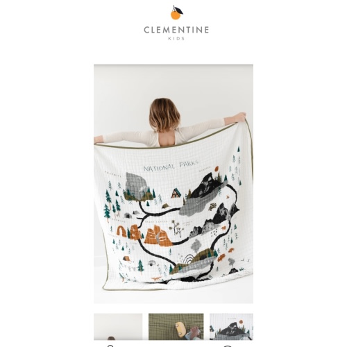 National Parks Quilt – Clementine Kids