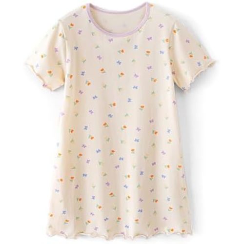 BANGSAUR Girls' Dress, Cotton Soft Sleepshirts,3-10 Years