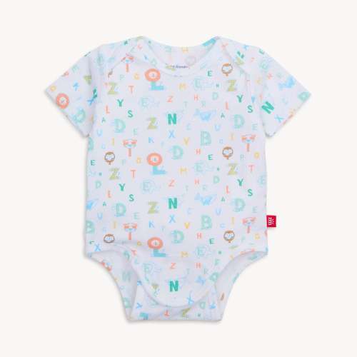 alphabet soup cloudstretch™ magnetic tiny tornado bodysuit – Magnetic Me