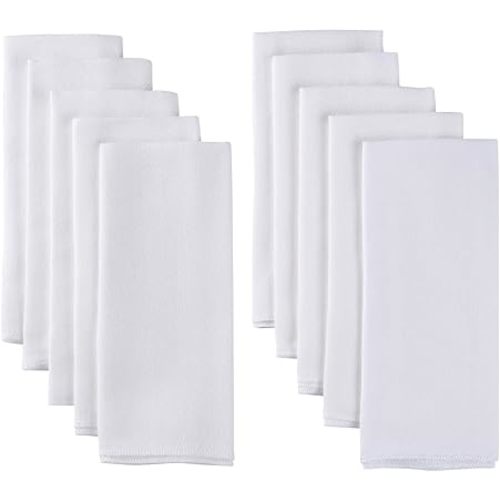 Gerber 10 Pack Prefold Birdseye Diaper with Pad - 10 Count (Pack of 1) - Birdseye Prefold 10 Pc