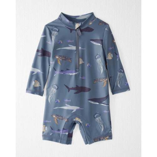 Baby Boy Recycled Long Sleeve Rashguard Swimsuit - Little Planet | Carter's