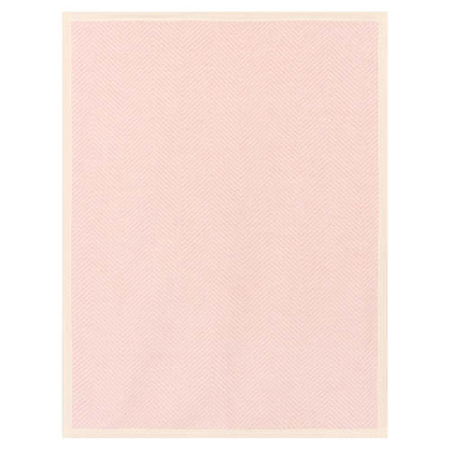 Harborview Herringbone Ballet Pink Mini Blanket
