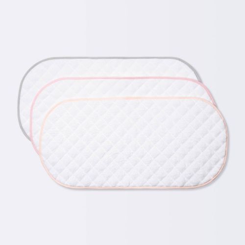 Changing Pad Liner White With Pink Edge - Cloud Island™ 3pk