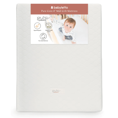 Pure Core Midi Crib Mattress w/ Quilted Waterproof Cover – Babyletto