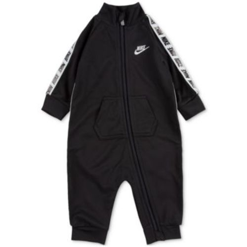 Baby Taping-Detail Zip-Front Coverall
