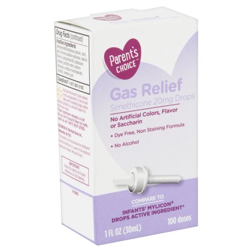 Parent's Choice Infants' Gas Relief Simethicone Drops, 20mg, 1 fl. Oz.