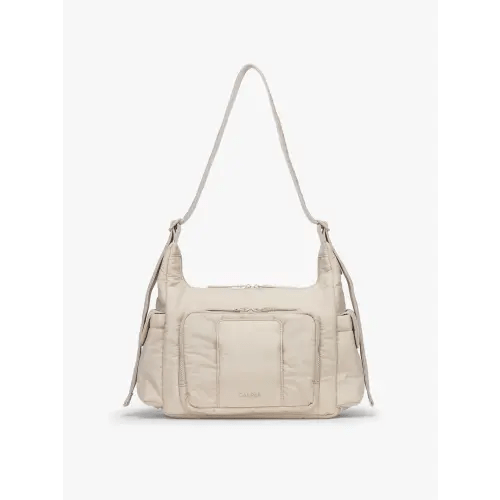 Crossbody Diaper Bag in Oatmeal