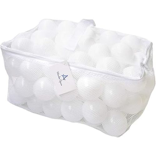 Wonder Space Soft Pit Balls, Chemical-Free Crush Proof Plastic Ocean Ball, BPA Free with No Smell, Safe for Toddler Ball Pit/Kiddie Pool/Indoor Baby Playpen