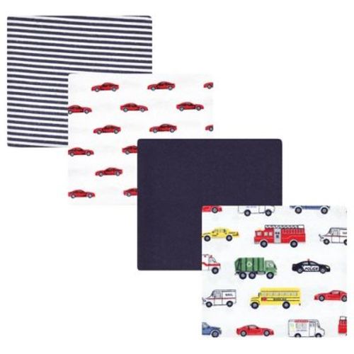 Hudson Baby Infant Boy Cotton Flannel Receiving Blankets, Going Places, One Size