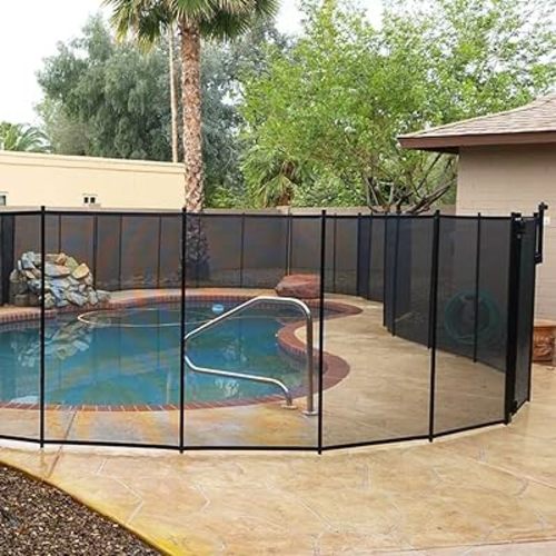 VINGLI Pool Fence 4Ft x108Ft, Swimming Safety Fencing for Inground Pools