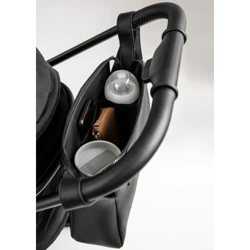 Stroller Caddy (Vegan) - Black/Black