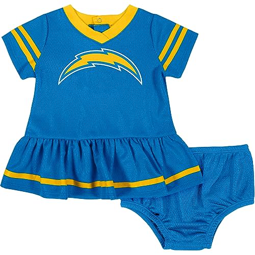 Gerber Girls' NFL Team Jersey Dress and Diaper Cover