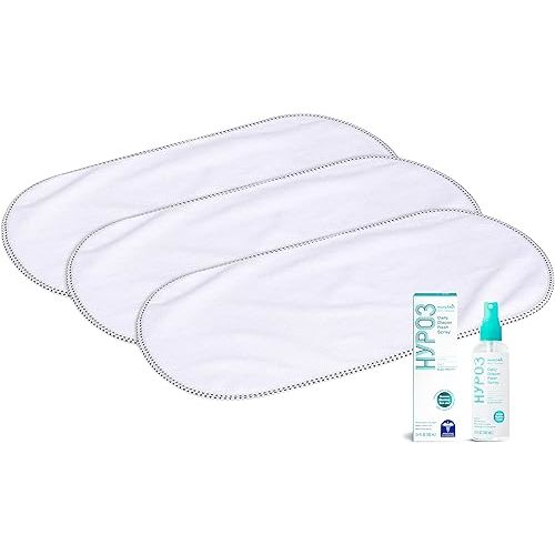 Munchkin® Waterproof Changing Pad Liners, 3pk and HYP03™ Daily Diaper Rash Spray with Hypochlorous
