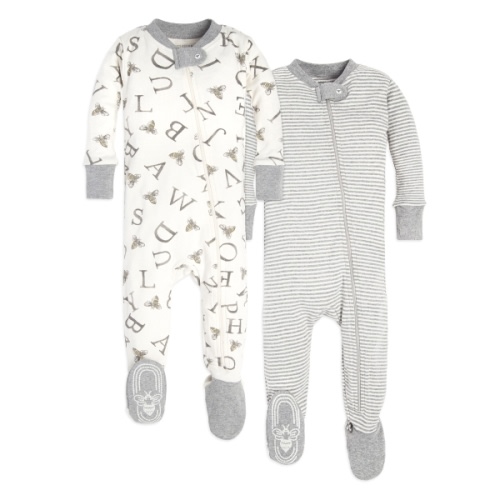 Burt's Bees Footed Sleeper 2 Pack - 12 Months