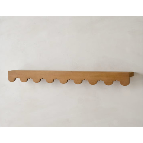 Linnea Antiqued Wood Picture Ledge