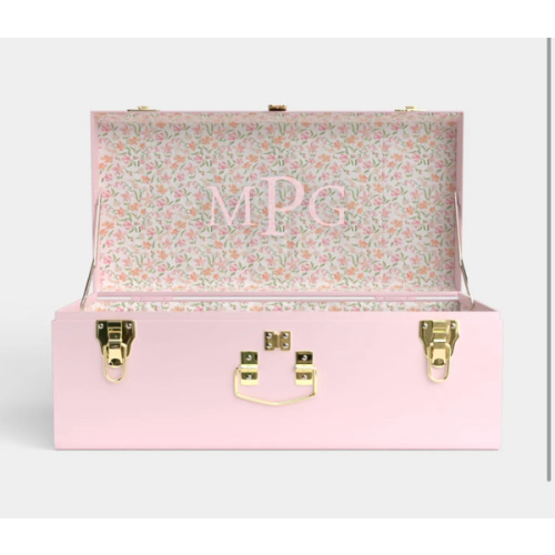 Petite Trunk - Pink - Spring in St. Louis / Embroidery