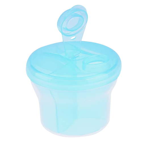 Hewann Three Layer Portable Outdoor Food Container with Rotary Distributor, for Baby Milk Powder, Snacks & Meal Prep - Lightweight, Leak-proof & Hygienic Design, for Parents On-the-Go