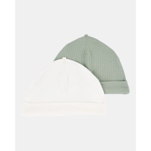 Baby 2-Pack PurelySoft Caps - Green/White - Carter's | Carter's