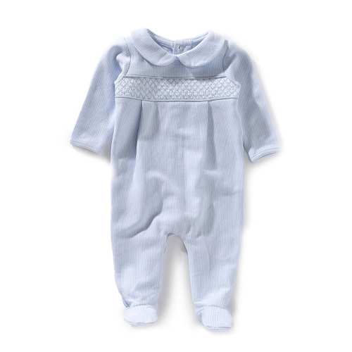 Edgehill Collection Baby Boys Preemie-9 Months Long-Sleeve Stripe Footie Coverall