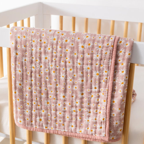 babyletto Daisy Muslin Quilt | Birch Lane