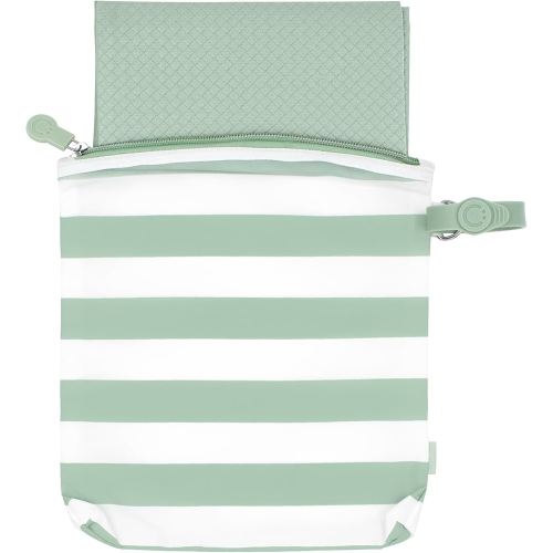 Ubbi On-The-Go Changing Baby Mat with Carrying Bag, Portable Changing Pad
