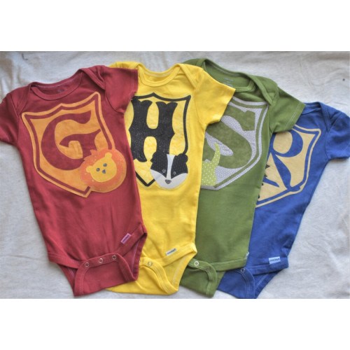 Wizard House Hand-Dyed Baby Body Suits