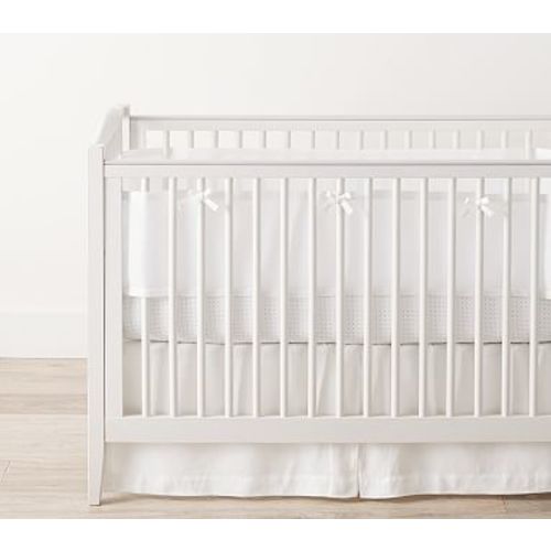 BreathableBaby® For Pottery Barn Baby Linen Mesh Liner, White