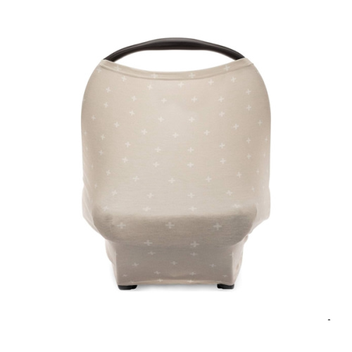 Parker Baby 4 in 1 Car Seat Cover for Girls and Boys - Stretchy Carseat Canopy, Nursing Cover, Grocery Cart Cover, High Chair Cover - "Desert"