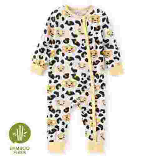 Disney Bamboo Baby Romper Lion King Simba Graphic Long Sleeve Jumpsuit Coverall Gift Newborn Infant