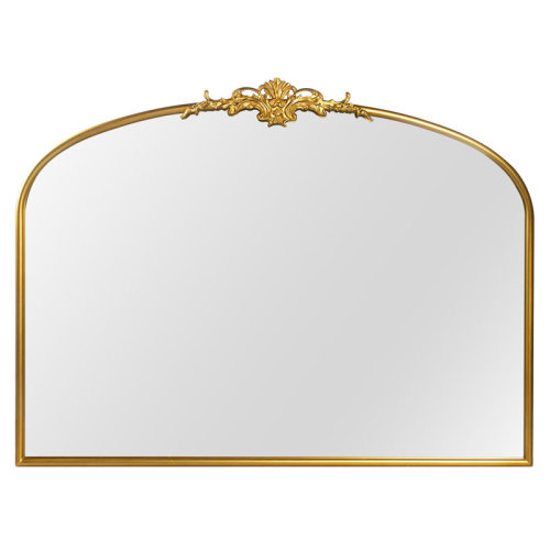 House of Hampton® Vintage Metal Arch Decorative Accent Mirror & Reviews | Wayfair
