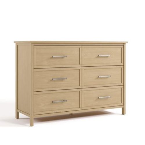 Graco Classic 6 Drawer Double Dresser Driftwood