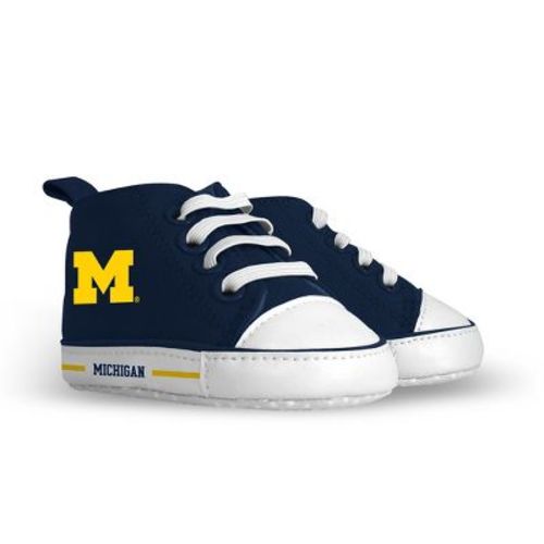 Babyfanatic Pre-walkers High-top Unisex Baby Shoes - Ncaa Michigan Wolverines.